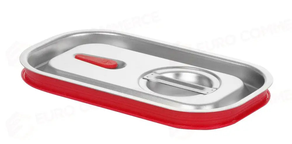 COPERCHIO PER CONTENITORI GN CON BORDO IN SILICONE KITCHEN LINE GN 1/4 265X162MM - HENDI