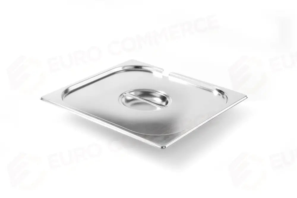 COPERCHIO PER CONTENITORI GN CON SCAVO CUCCHIAIO HENDI PROFI LINE PLUS 2/3 ARGENTO 354X3 - 819005
