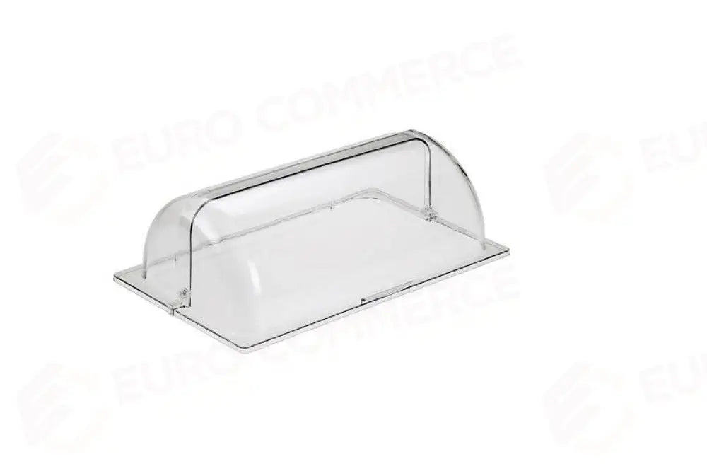 COPERCHIO ROLL-TOP TRASPARENTE - GN 1/1 - 53,5X32,5X17 CM - T0550 - LEONE - ESPOSITORI BUFFET IN ACACIA