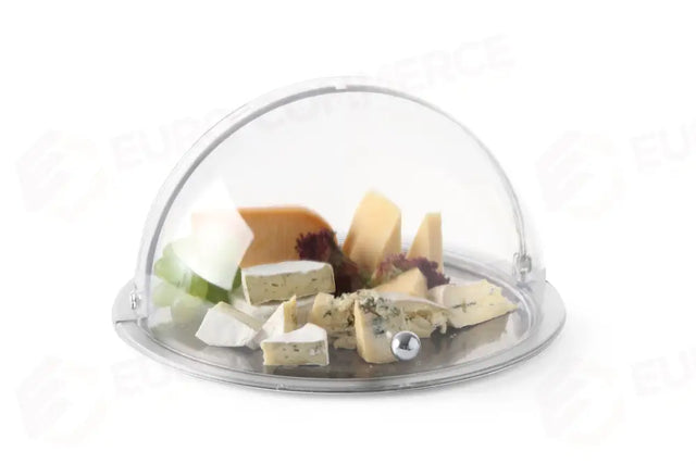 COPERCHIO SUPERIORE BASCULANTE CON DISPLAY ROTONDO, HENDI, Ø380X(H)240MM - 424001