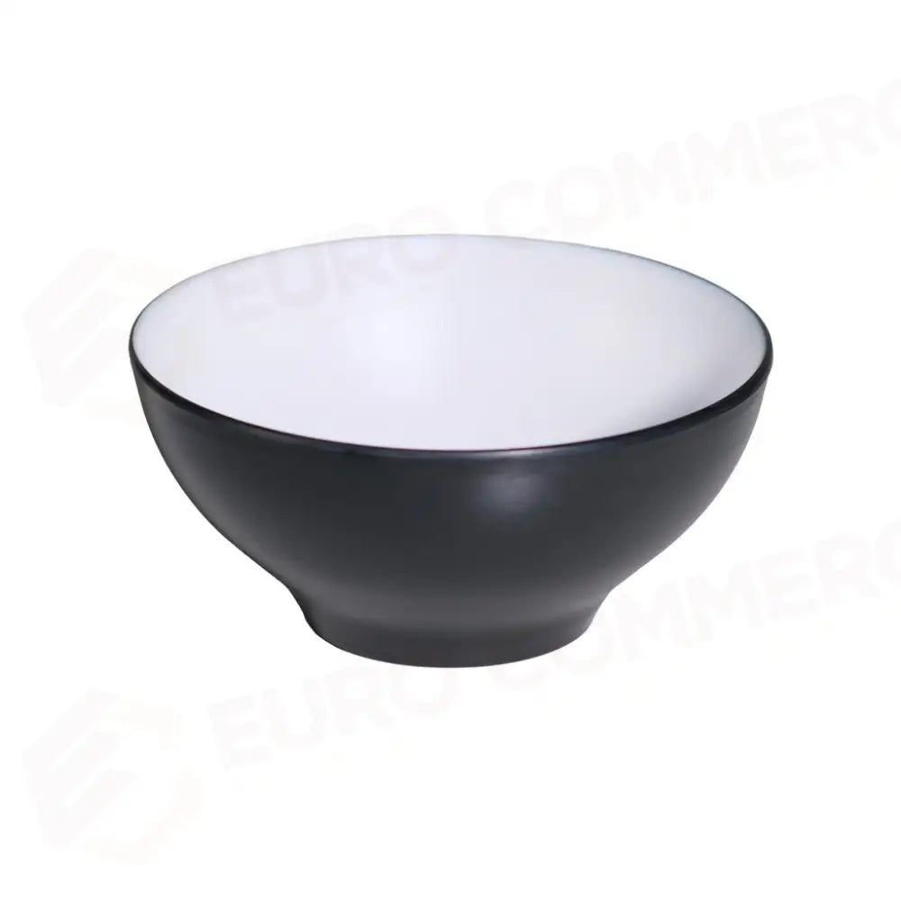 COPPA BOMBATA 16.5 CM MELAMINA BICOLOR WHITE/BLACK YML-B652 MEDRI - 13170185 - MEDRI