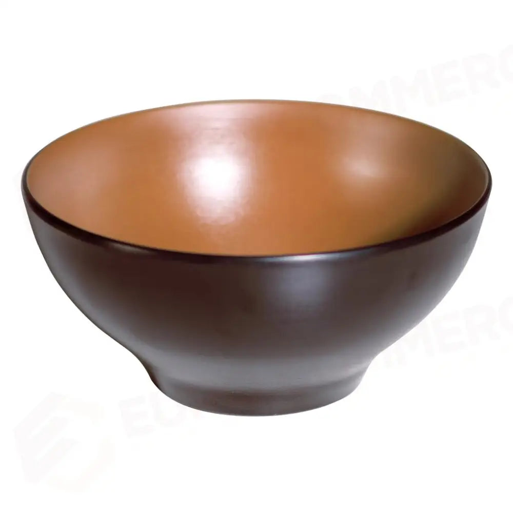 COPPA BOMBATA 21 CM MELAMINA BICOLOR BROWN/BLACK YML-853 MEDRI - 13170189 - MEDRI