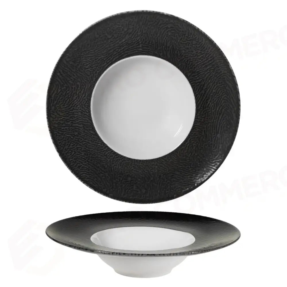 COPPA BOWL K NAPOLI 27.5 CM SEGMENTI NERO SATURNIA - 6030836 - MEDRI