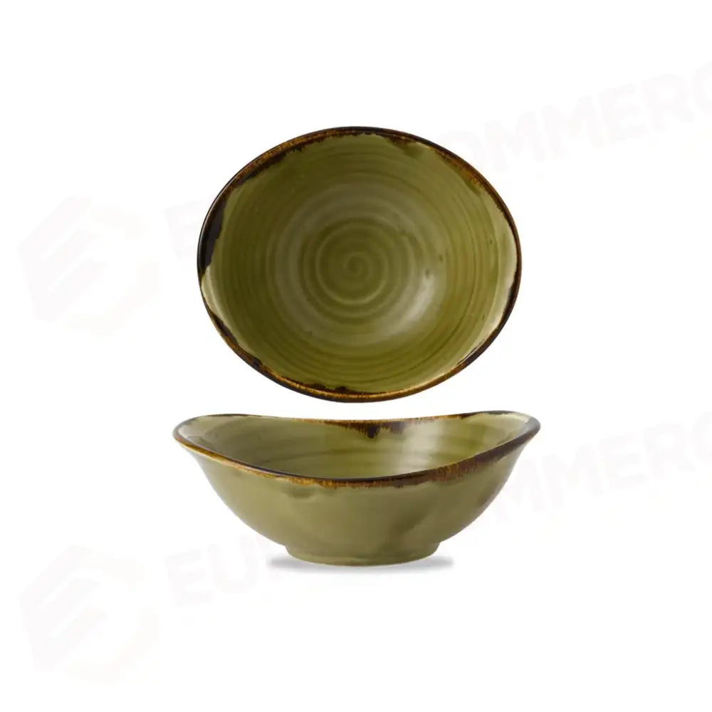 COPPA OVALE 19,9X16,8 CM HARVEST GREEN HVGRDB201 DUDSON - 9782496 - MEDRI