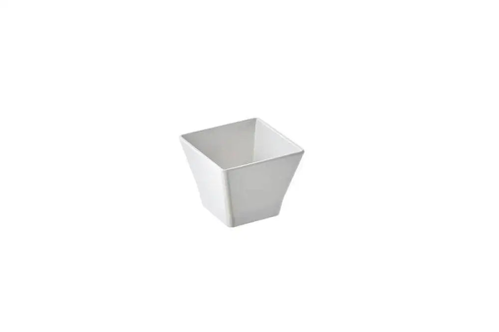 COPPETTA FINGER FOOD IN MELAMINA BIANCO - 6,5X6,5X5,5 CM - T8187 - LEONE - MELAMINA BIANCA