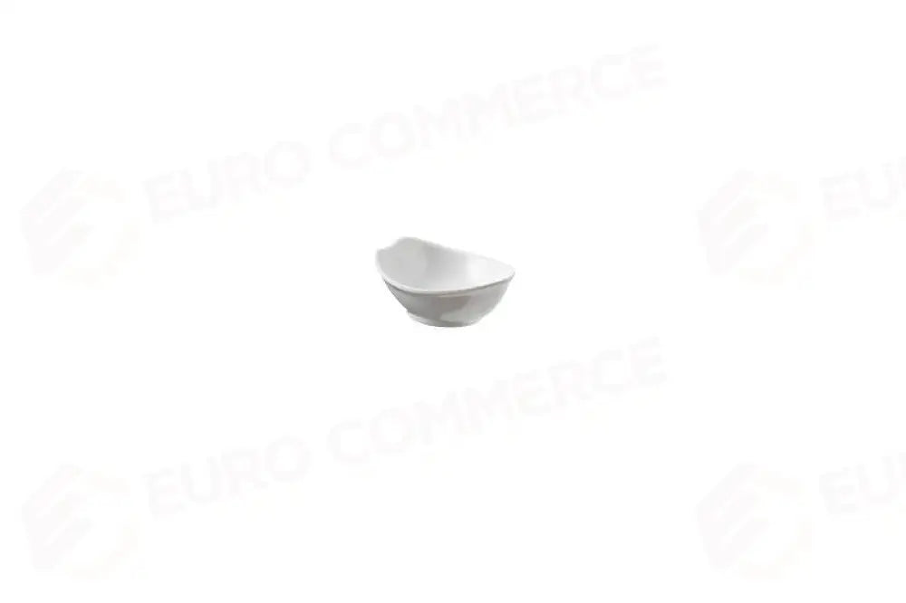 COPPETTA IN MELAMINA BIANCA BIANCO - Ø9,4X7,5X4 CM - 60 ML - T8182 - LEONE - MELAMINA BIANCA