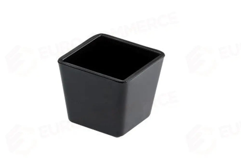 COPPETTA NERA MELAMINA NERO - 7X7X6 CM - 160 ML - T8203 - LEONE - MELAMINA NERA
