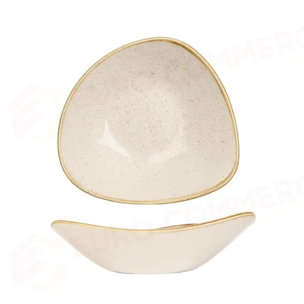 COPPETTA TRIANGOLARE 15,3 CM STONECAST BARLEY WHITE SWHSTRB61 CHURCHILL - 9780742 - MEDRI