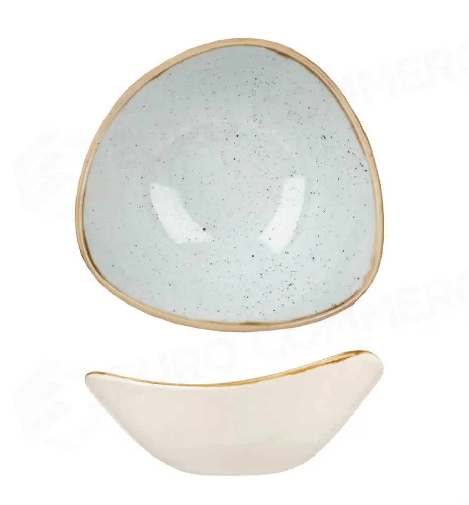 COPPETTA TRIANGOLARE 15,3 CM STONECAST DUCK EGG BLUE SDESTRB61 CHURCHILL - 9780717 - MEDRI