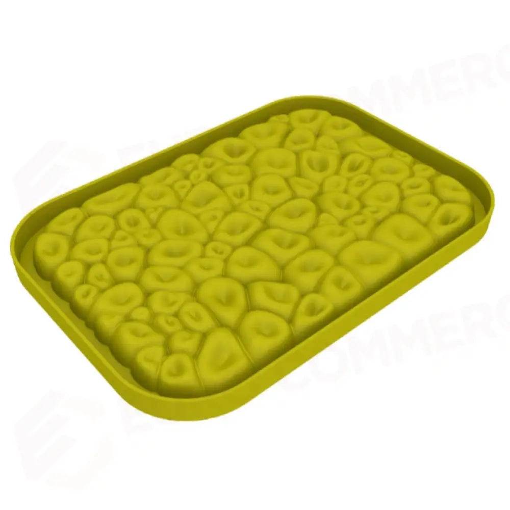 CORAL STAMPO IN SILICONE PER DECORO VASCHETTE GELATO 361,5 X 251,5 X H 21 MM - VOL. 1090 ML - TOP102S - PAVONI ITALIA