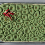 CORAL STAMPO IN SILICONE PER DECORO VASCHETTE GELATO PICCOLE MM 361,5X152X21,5 H ~ 651 ML - TOP105S - PAVONI ITALIA