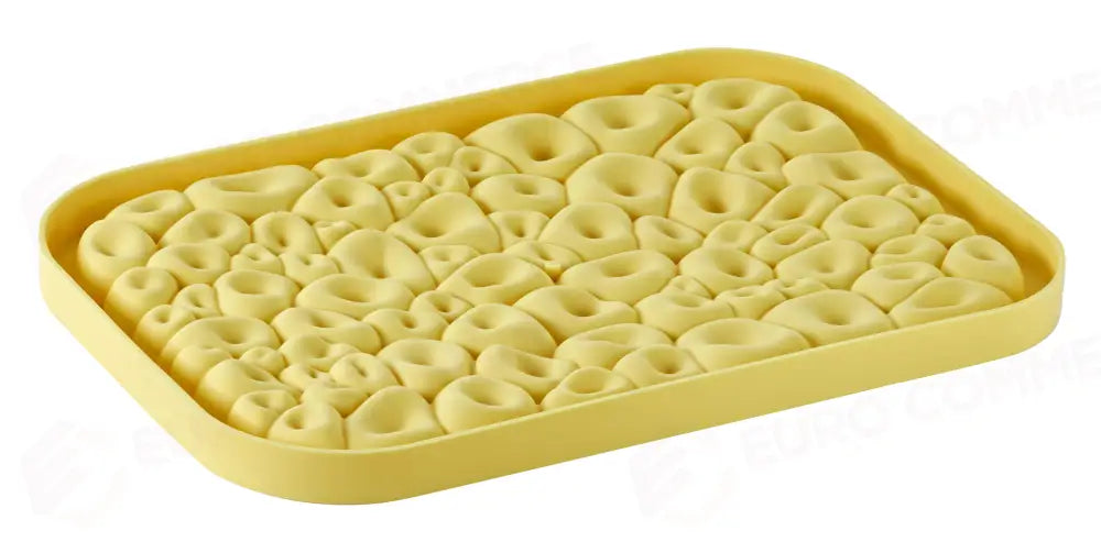 CORAL STAMPO IN SILICONE PER DECORO VASCHETTE GELATO PICCOLE MM 361,5X152X21,5 H ~ 651 ML - TOP105S - PAVONI ITALIA