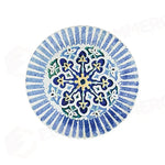 CORDOBA BLUE TUVAL PIATTO PIANO 25 CM - TVL25DZ-ID1024 - ID FINE