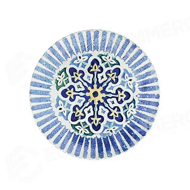 CORDOBA BLUE TUVAL PIATTO PIANO 25 CM - TVL25DZ-ID1024 - ID FINE