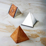 CROISSANT GEOMETRICI - STAMPO IN ACCIAIO INOX PIRAMIDE MM 85X85X85 H - CV5 - PAVONI ITALIA
