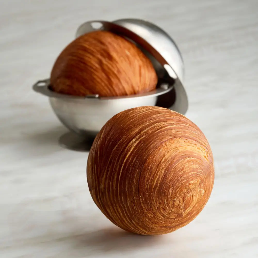 CROISSANT GEOMETRICI - STAMPO IN ACCIAIO INOX SFERA Ø MM 75 - CV6 - PAVONI ITALIA