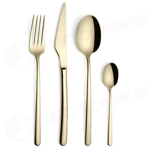 CUCCHIAIO CAFFÈ WHITE GOLD SATINATO MACAU PP-16209-SATWG CRISTEMA - 13990029 - MEDRI