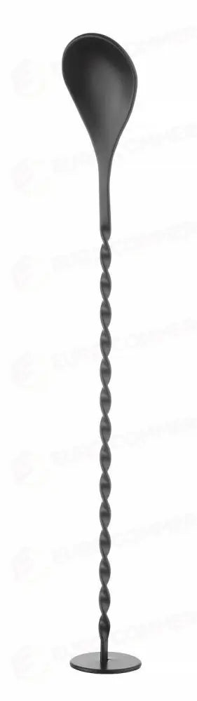 CUCCHIAIO DA BAR CON MOFFOLA. BARUP NERO 280X35MM - HENDI