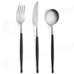 CUCCHIAIO TAVOLA INOX/NERO WAVE CRISTEMA - 13990035 - MEDRI