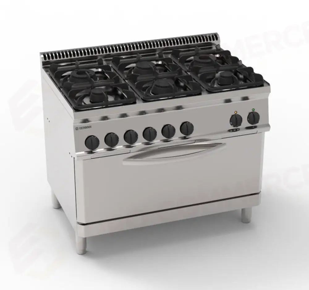 CUCINA 1050 GAS FORNO FULLSIZE ELETTRICO - 613010 - TECNOINOX