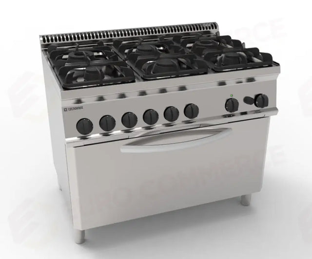 Four/grill à gaz pleine grandeur 1050 Cuisinière à gaz - 613009 - TECNOINOX