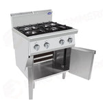 CUCINA 4 FUOCHI CON ANTA SERIE 700 - AT7G4B-F-1 - ATOSA
