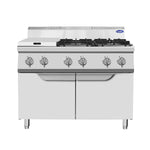 CUCINA 6 FUOCHI SERIE 700 CON ANTE - AT7G6B-F-2 - ATOSA