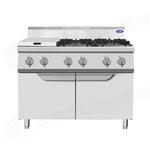 CUCINA 6 FUOCHI SERIE 700 CON ANTE - AT7G6B-F-2 - ATOSA