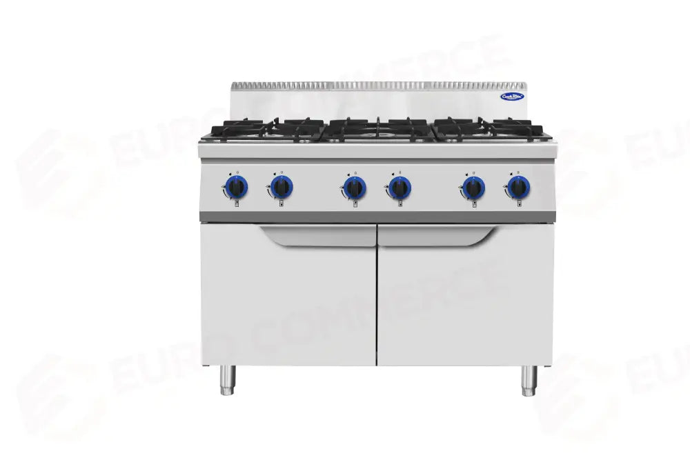CUCINA 6 FUOCHI SU GAMBE SERIE 900 - AT9G6B-F-2 - ATOSA