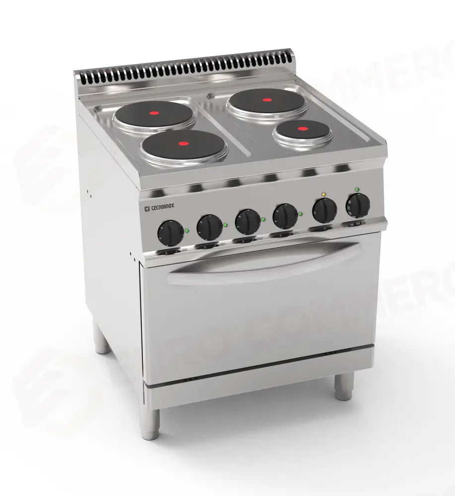 CUCINA 700 EL. 3 + 1ROUND FORNO GN2/1 - 616115 - TECNOINOX