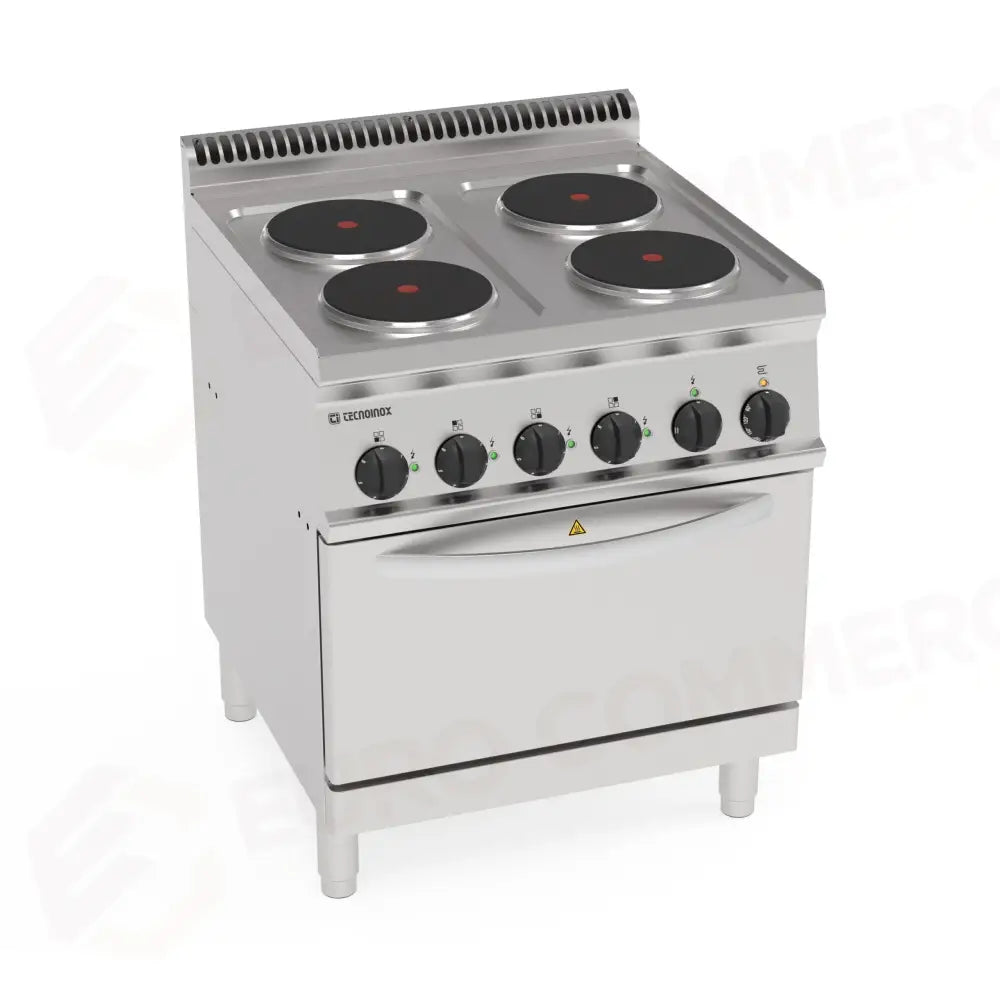 CUCINA 700 EL. 4ROUND FORNO GN2/1 - 616116 - TECNOINOX