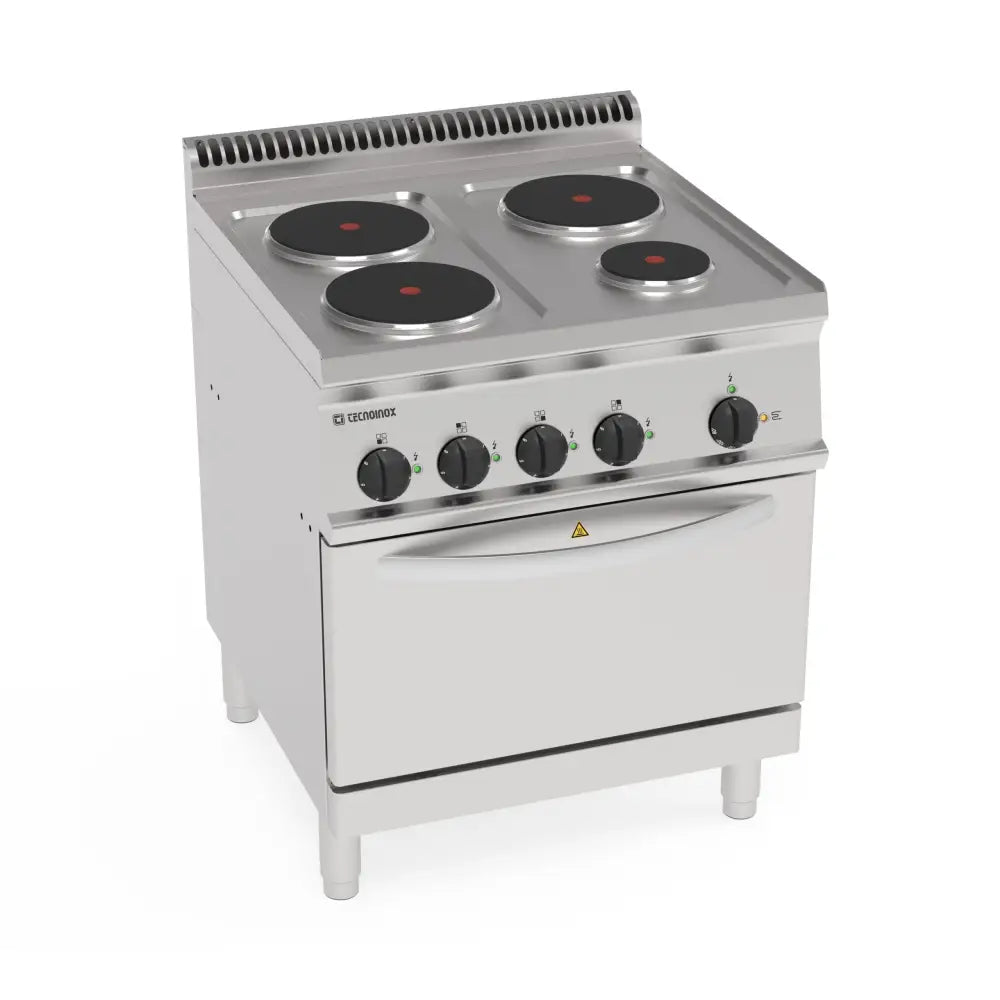 CUCINA 700 EL. 4ROUND FORNO VENT.GN1/1 - 616074 - TECNOINOX