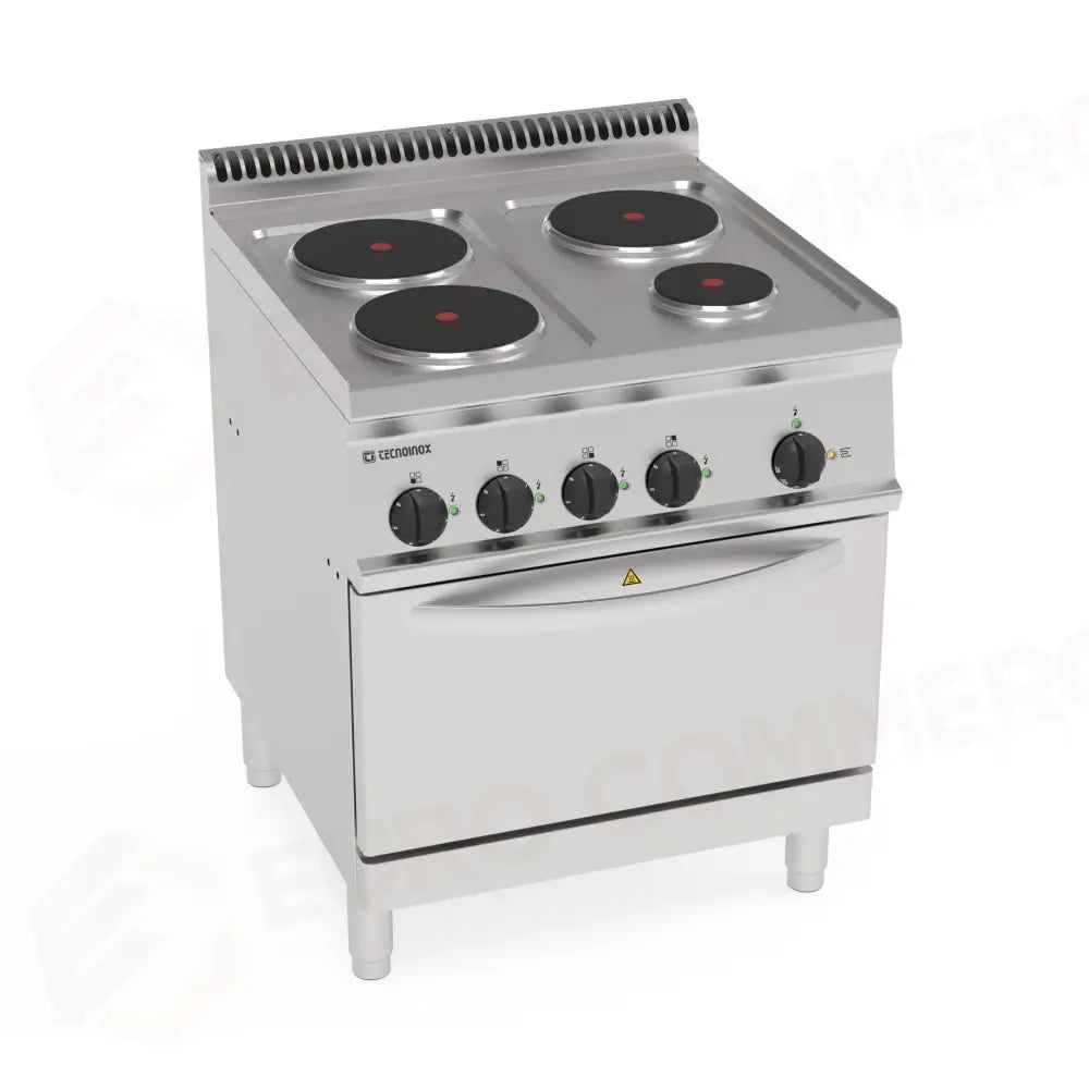 CUCINA 700 EL. 4ROUND FORNO VENT.GN1/1 - 616074 - TECNOINOX