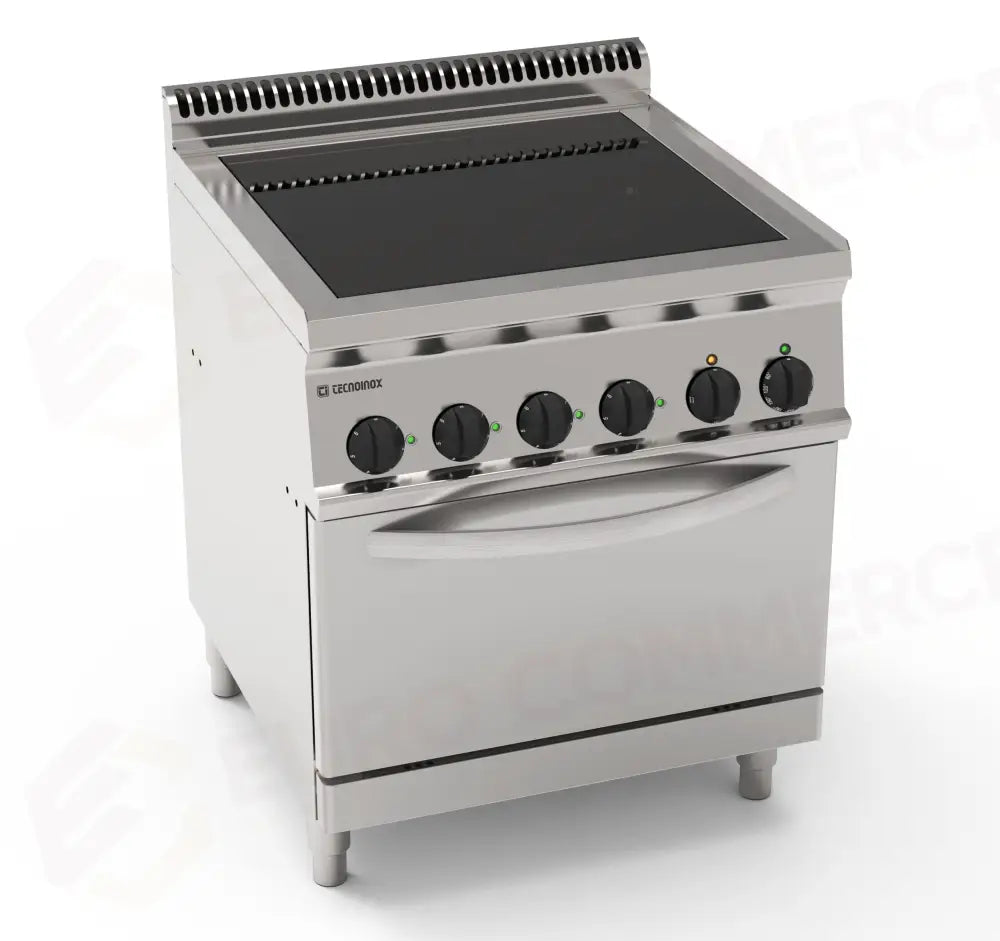 CUCINA 700 EL. VETROCERAMICA FORNO GN2/1 - 616120 - TECNOINOX