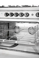 CUCINA A GAS - 5 BRUCIATORI CON FORNO ELETTRICO HENDI KITCHEN LINE ARGENTO 230V/2900W 14,3KW