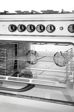 CUCINA A GAS - 5 BRUCIATORI CON FORNO ELETTRICO HENDI KITCHEN LINE ARGENTO 230V/2900W 14,3KW 9