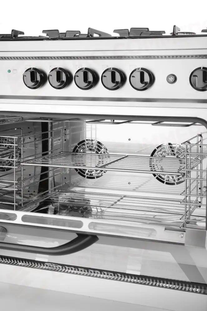 CUCINA A GAS - 5 BRUCIATORI CON FORNO ELETTRICO HENDI KITCHEN LINE ARGENTO 230V/2900W 14,3KW 9