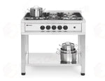 CUCINA A GAS - 5 BRUCIATORI TELAIO APERTO HENDI KITCHEN LINE 14,3KW 900X640X(H)910MM - 225806