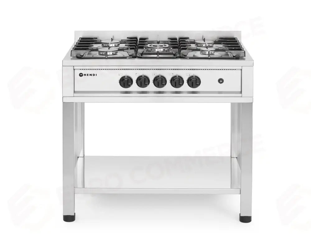 CUCINA A GAS - 5 BRUCIATORI TELAIO APERTO HENDI KITCHEN LINE 14,3KW 900X640X(H)910MM - 225806