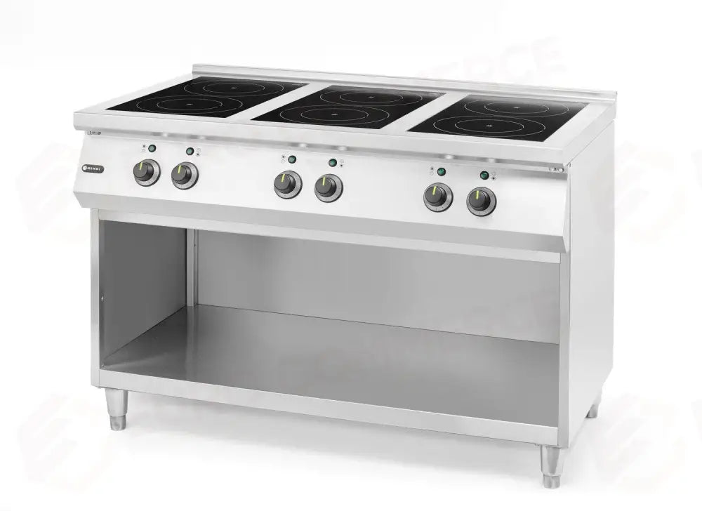 CUCINA AD INDUZIONE CON 6 PIANI COTTURA 400V/25500W 1200X700X(H)890MM - HENDI
