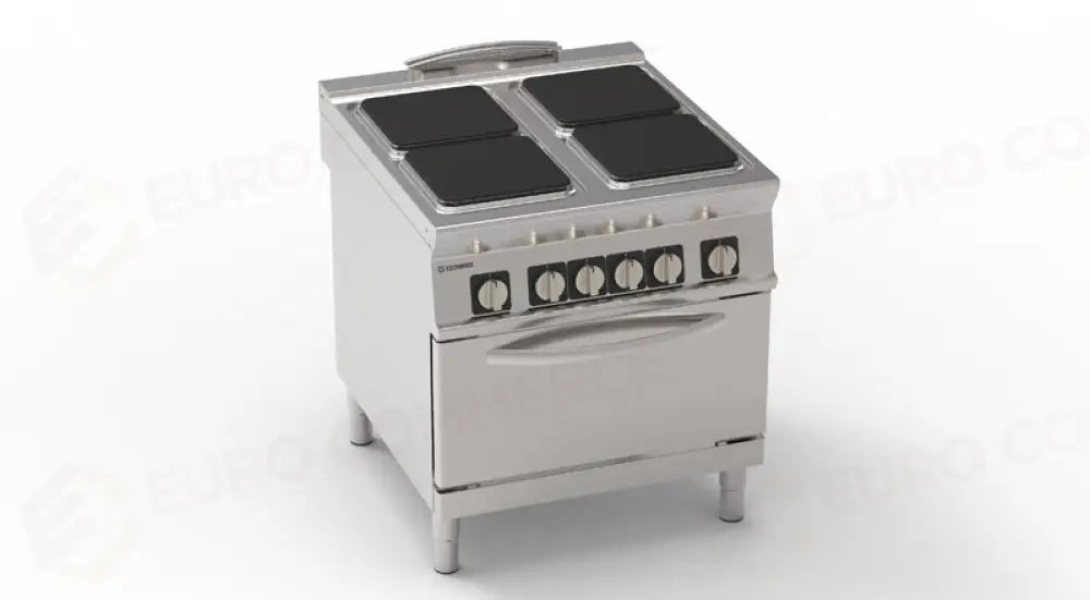 CUCINA EL. 4PIASTRE FORNO GN2/1 - 316037 - TECNOINOX