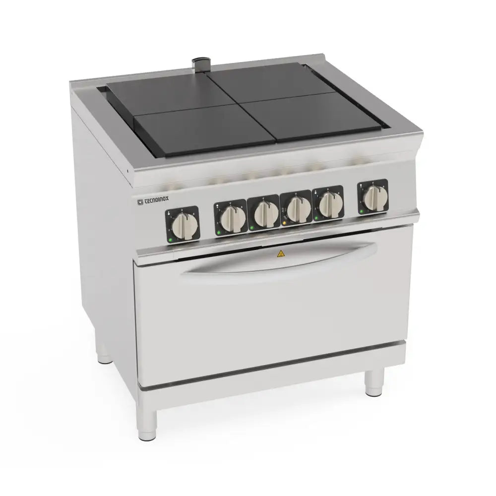 CUCINA EL. 4PIASTRE ’U’ FORNO VENT.GN1/1 - 716108 - TECNOINOX