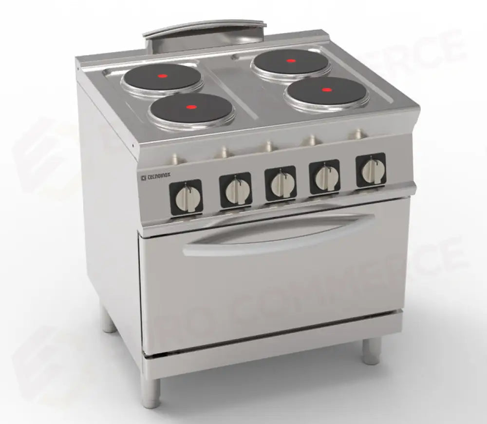 CUCINA EL. 4ROUND FORNO VENT.GN1/1 - 716084 - TECNOINOX