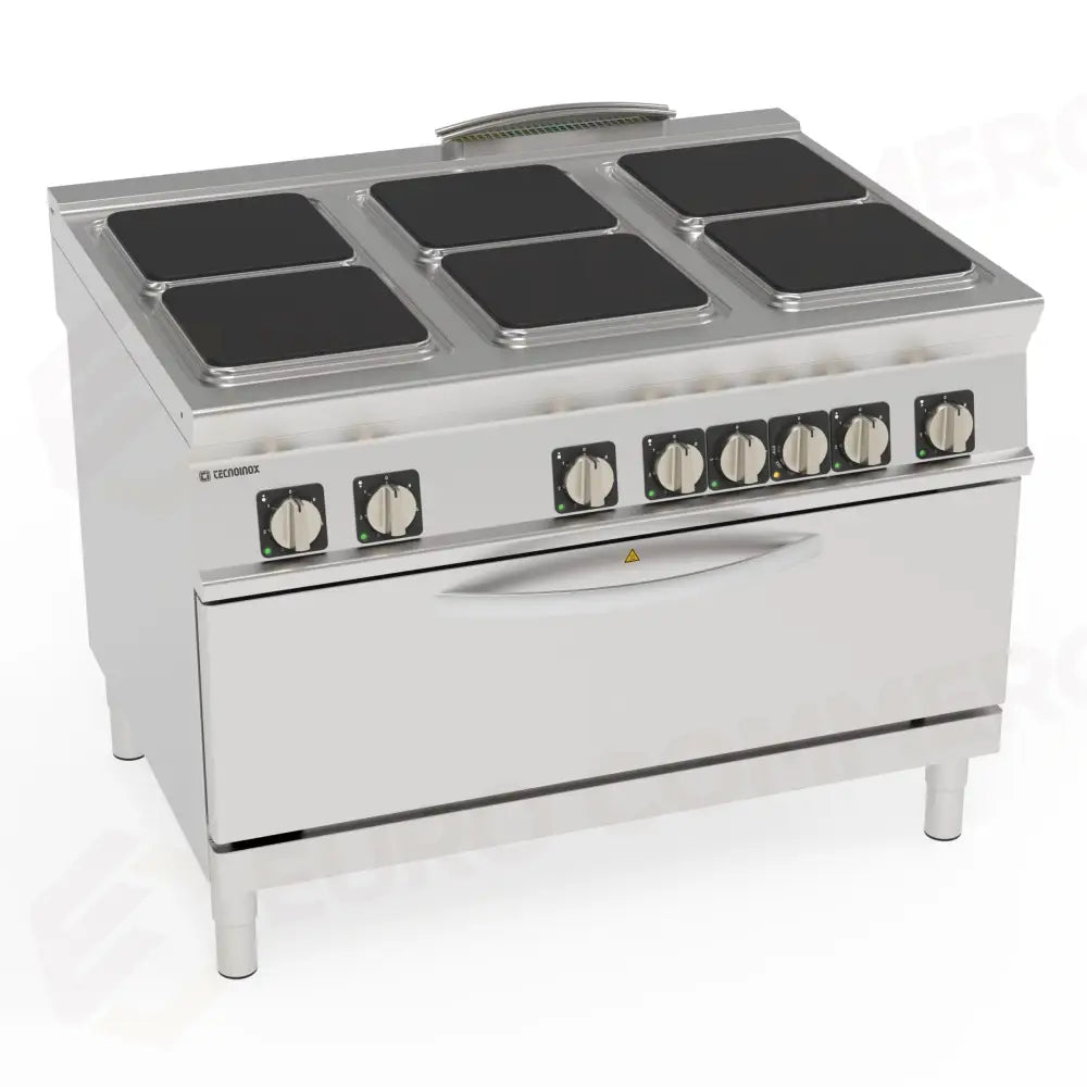 CUCINA EL. 6PIASTRE FORNO F.SIZE - 316183 - TECNOINOX