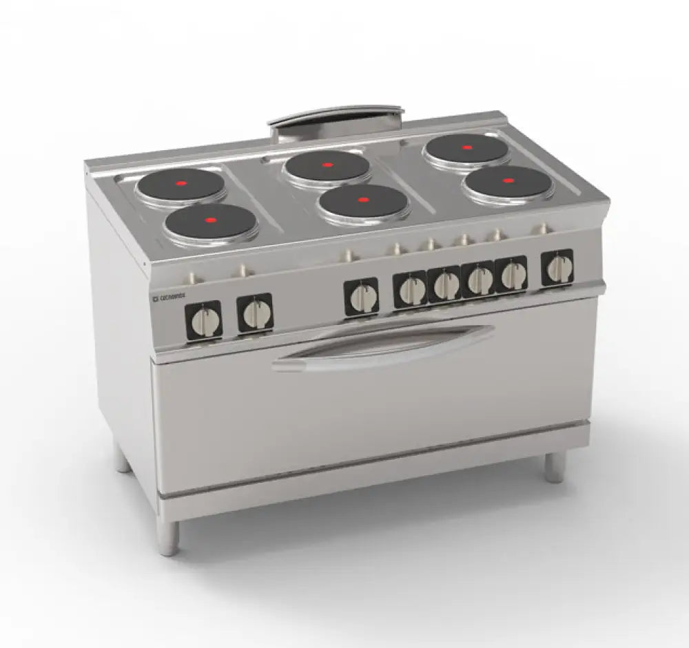 CUCINA EL. 6ROUND FORNO FULLSIZE - 716064 - TECNOINOX
