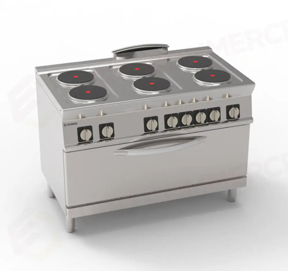 CUCINA EL. 6ROUND FORNO FULLSIZE - 716064 - TECNOINOX