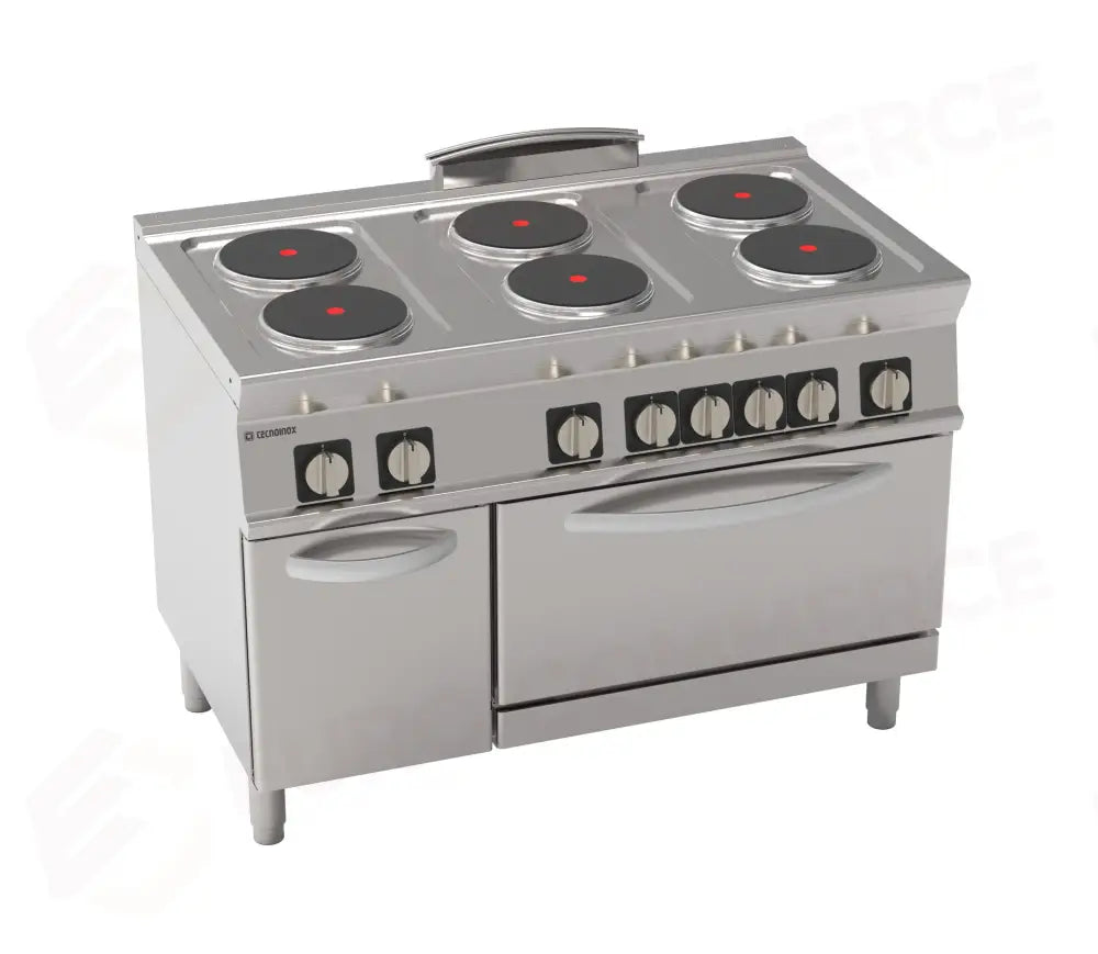CUCINA EL. 6ROUND FORNO GN2/1 - 716190 - TECNOINOX