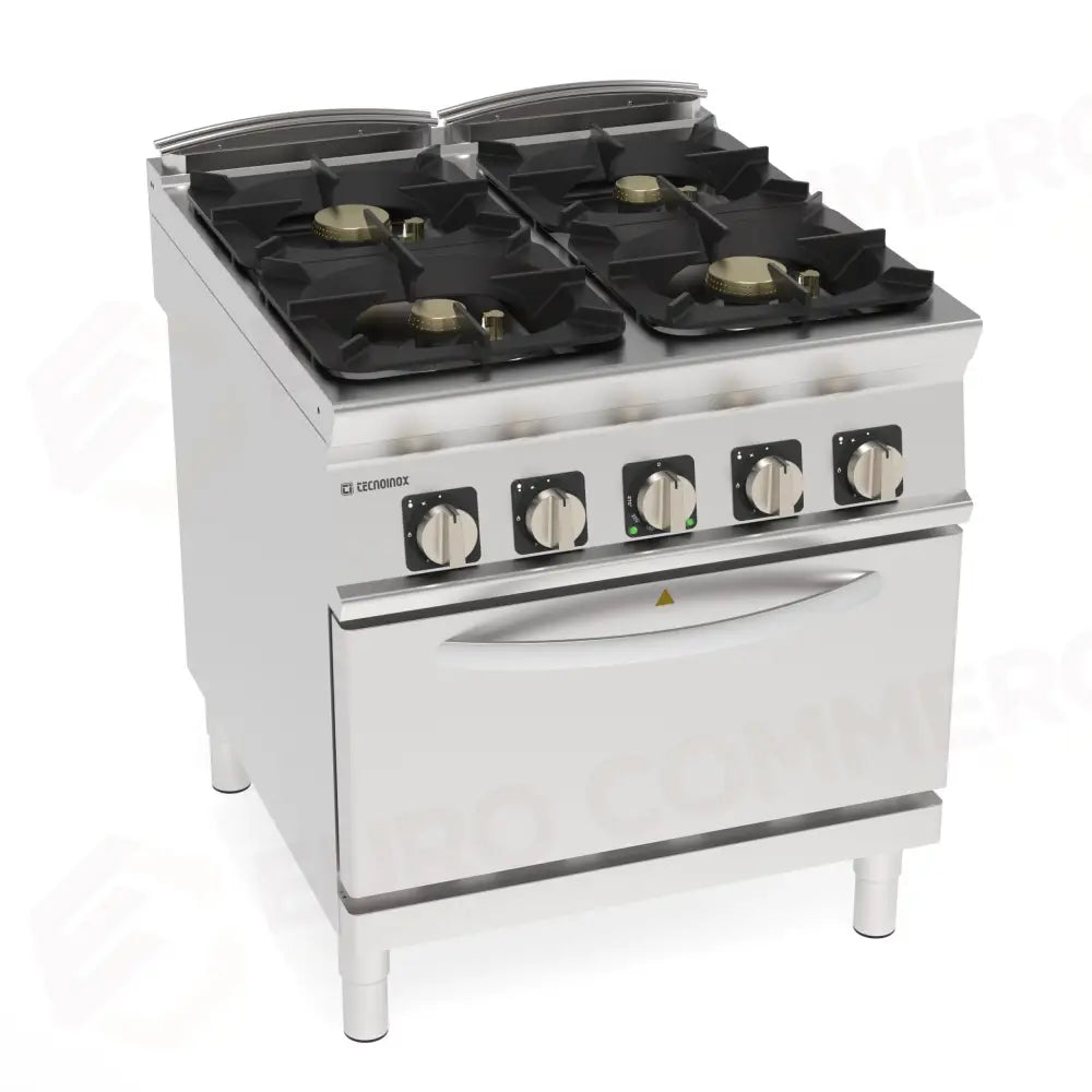 CUCINA GAS 4FUOCHI FOR.EL.VENT.GN1/1 ER. - 313278 - TECNOINOX