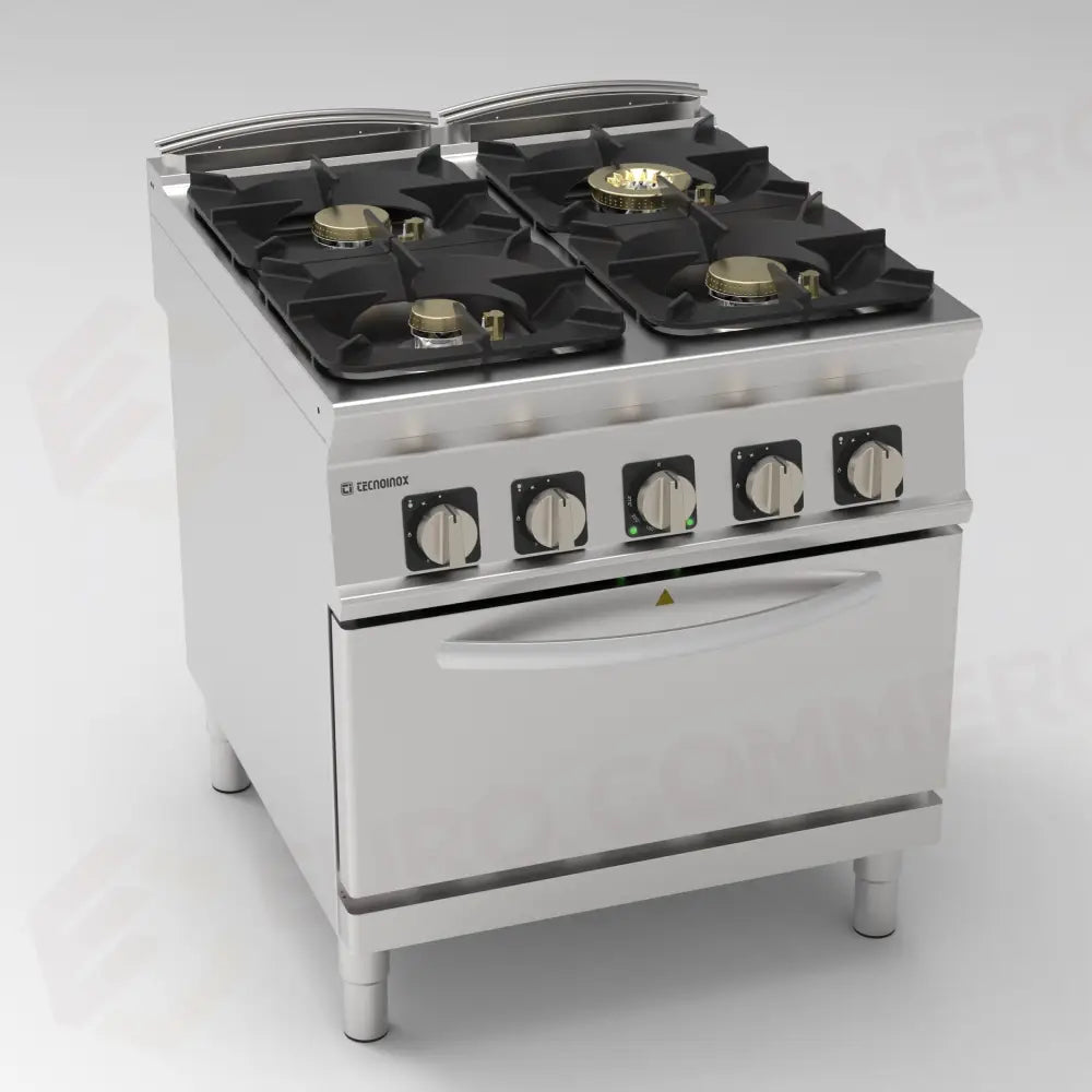CUCINA GAS 4FUOCHI FOR.EL.VENT.GN1/1 ER. - 313279 - TECNOINOX