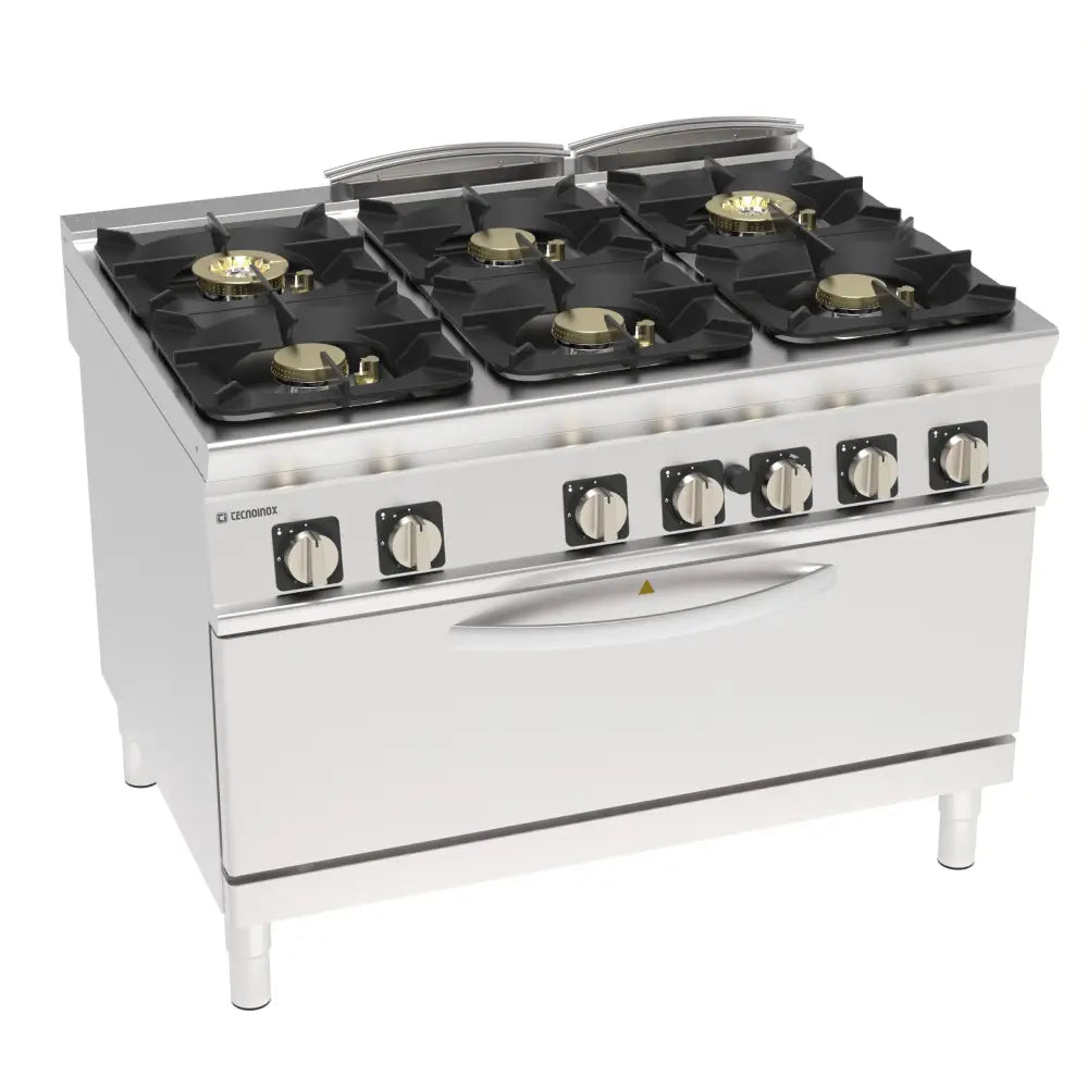CUCINA GAS 6F.FORNO GAS FULLSIZE ERM. - 313292 - TECNOINOX